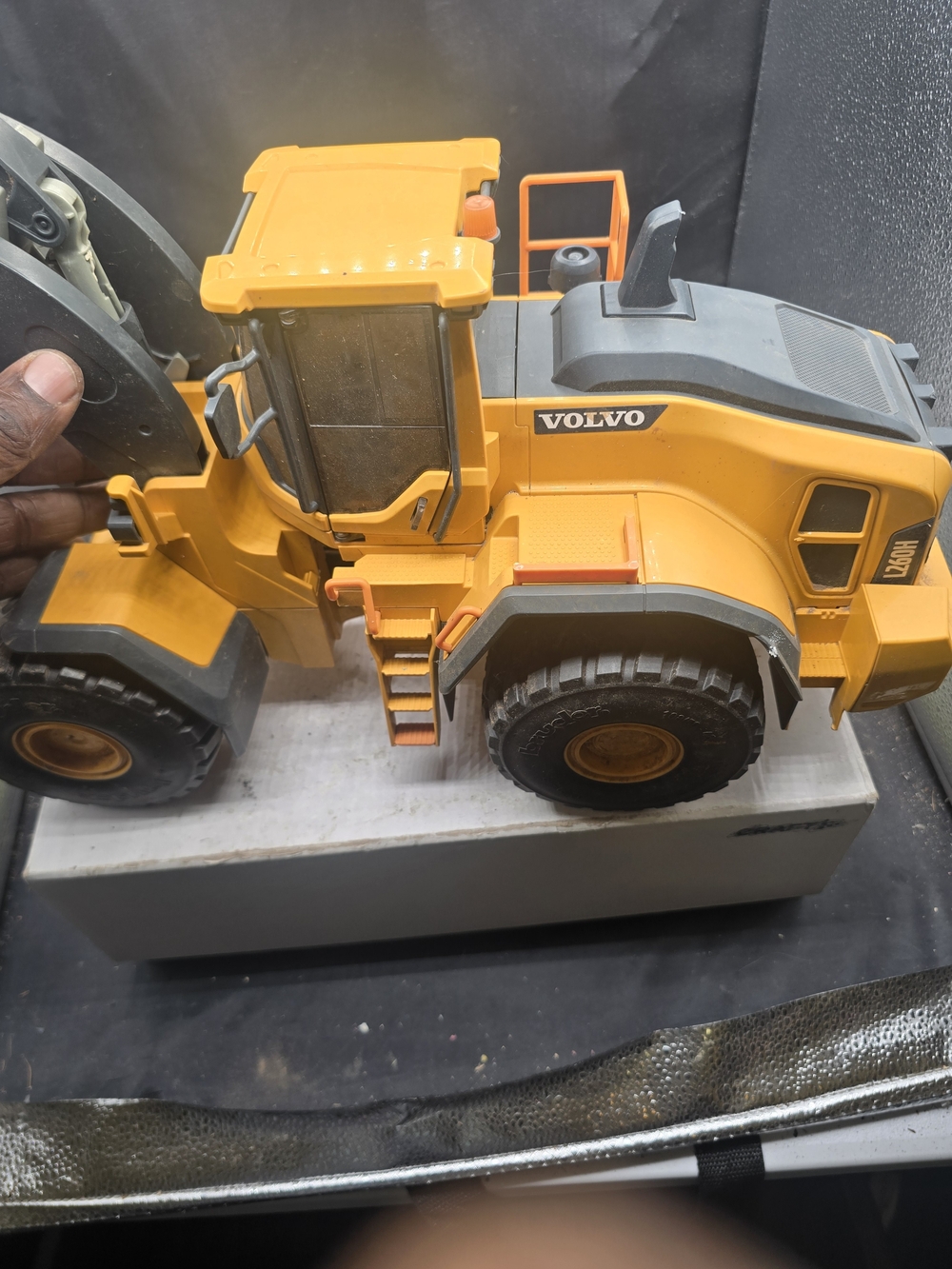 Volvo Yellow Toy Loader Truck for Kids - Durable Construction Play